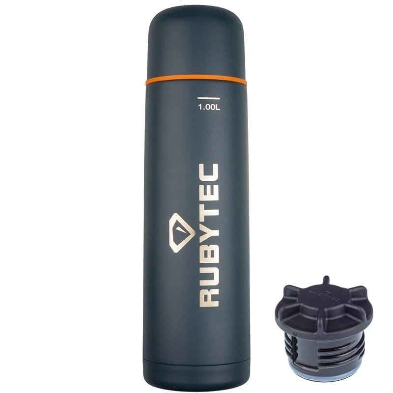 Shira Vacuum Bottle 1,0L dark grey - Afbeelding 3