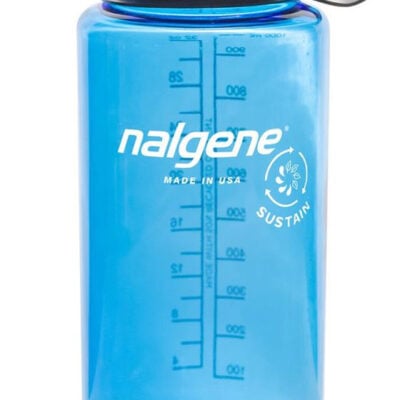 Nalgene 32oz Wide Mouth Sustain Slate Blue — drinkfles met brede opening