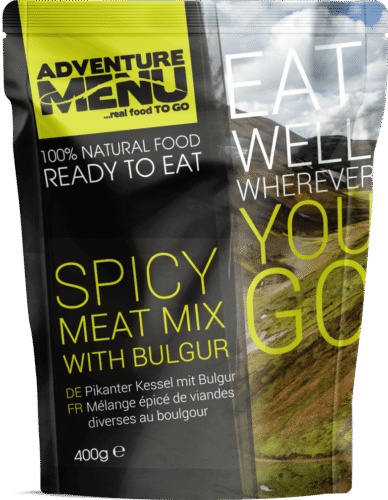 Spicy meat mix with bulgur