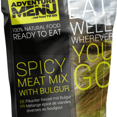 Spicy meat mix with bulgur
