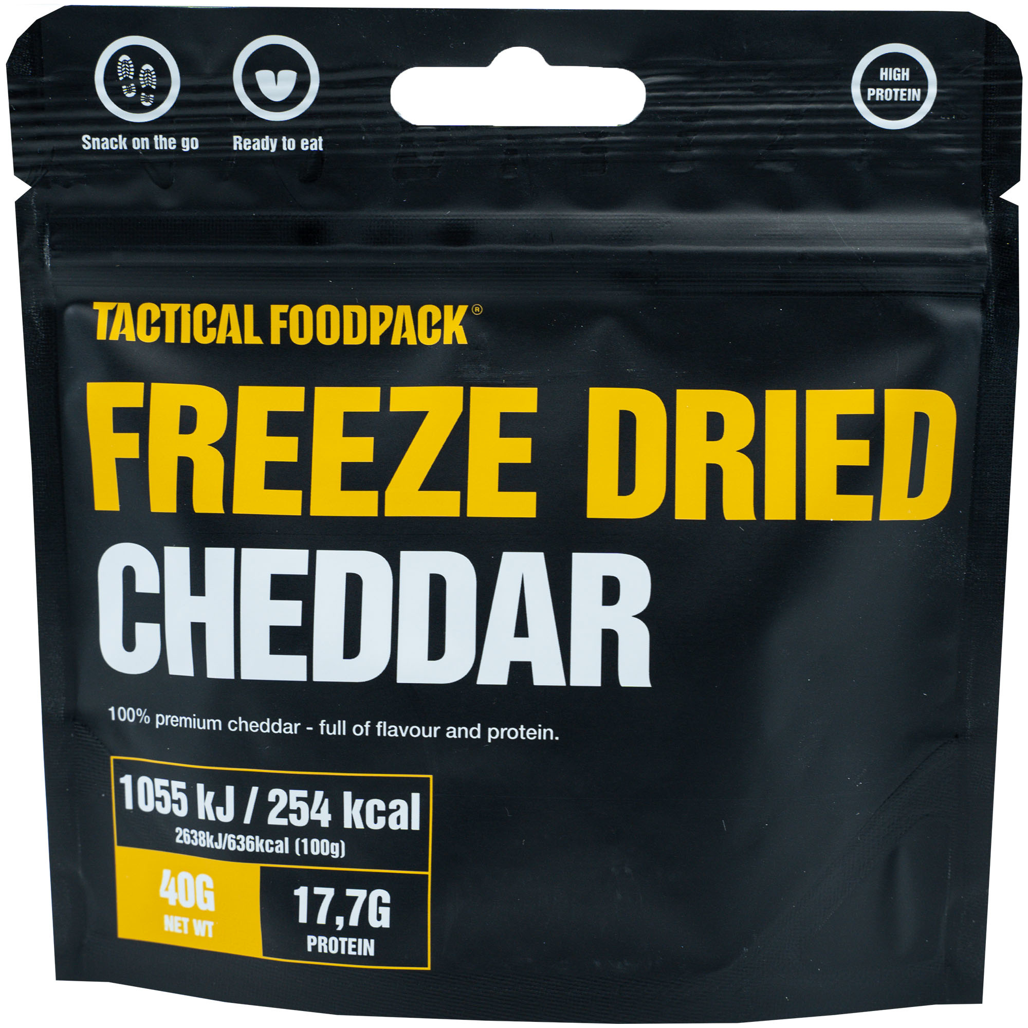 Freeze-Dried Cheddar Snacks 40g - Afbeelding 1