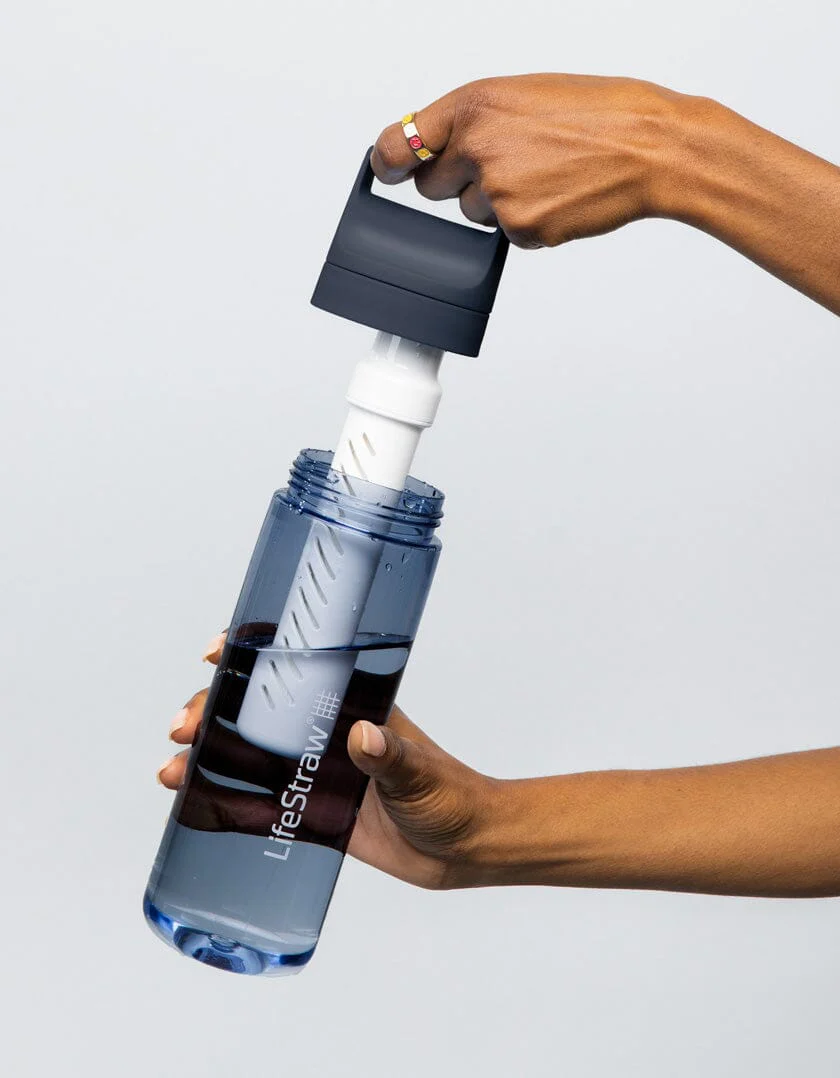 Go 2.0 Water Filter Bottle 650ml Clear - Afbeelding 5