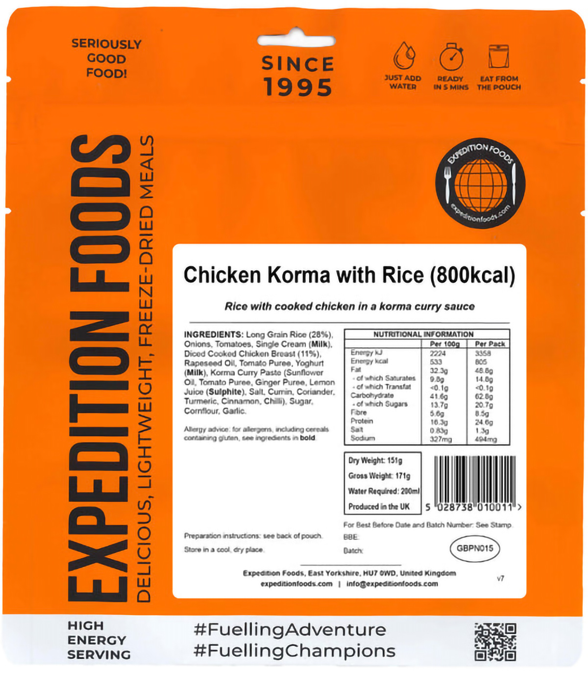 Chicken Korma with Rice - Afbeelding 3
