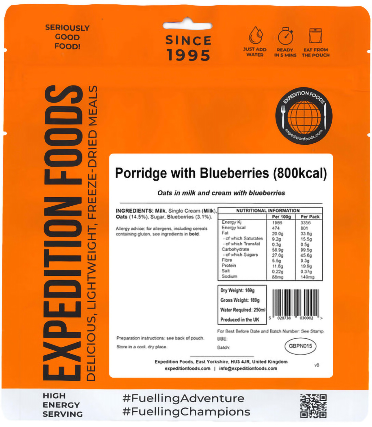 Porridge with Blueberries - Afbeelding 3