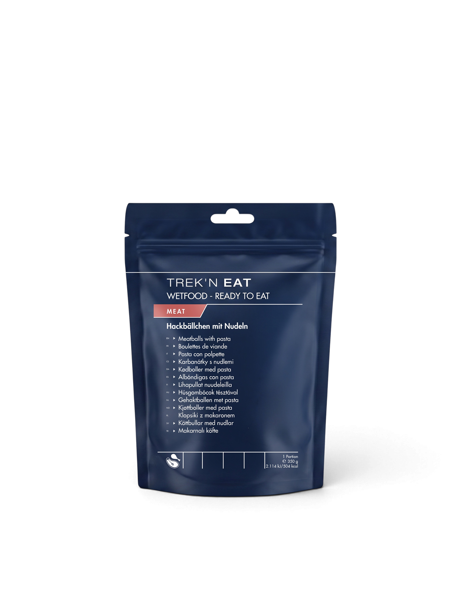 Trek’n Eat Meatballs with Pasta — 350 g - Afbeelding 1