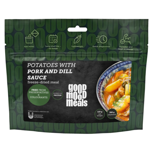 Good Mood Meals Potatoes with Pork and Dill Sauce — 115 g