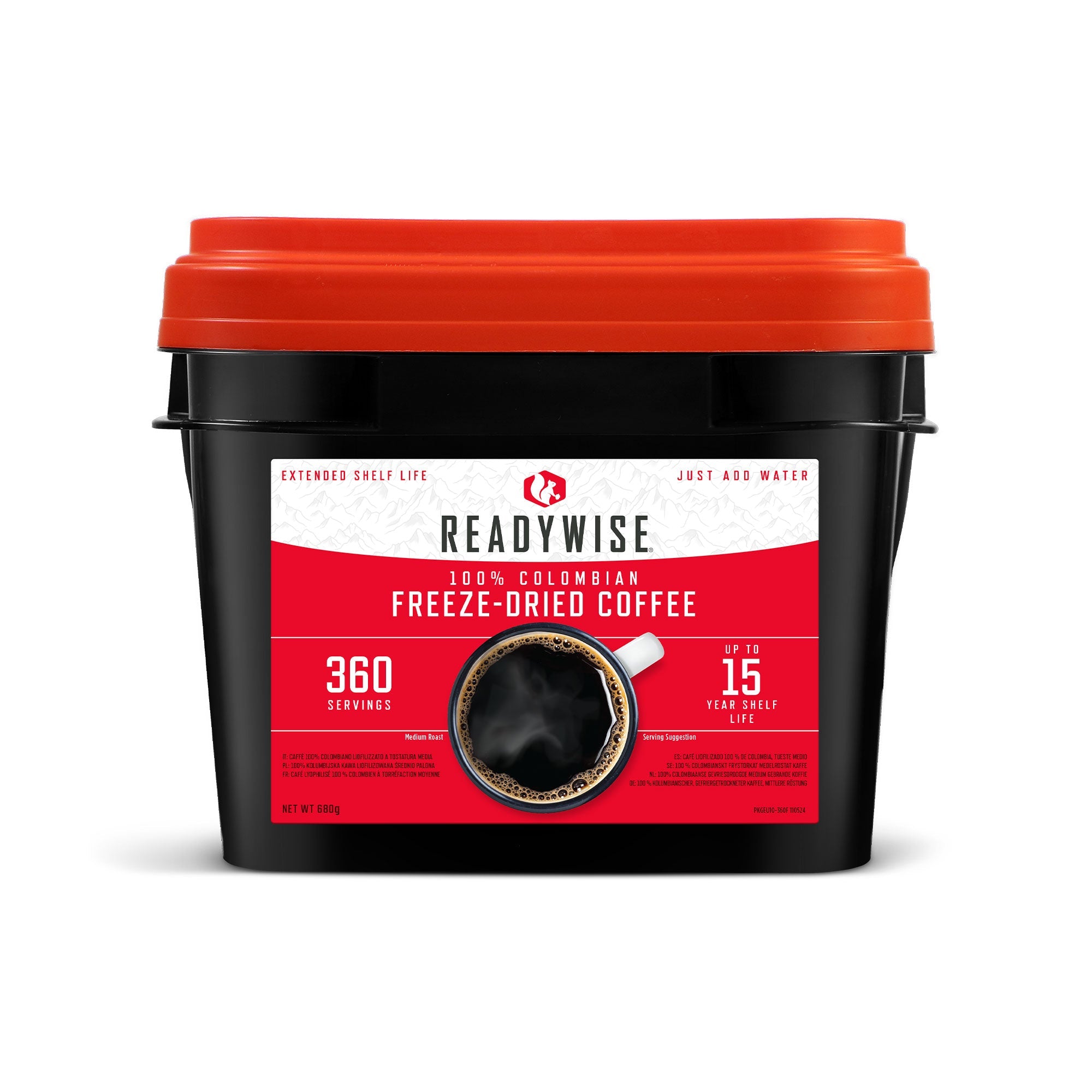 ReadyWise gevriesdroogde koffie – 360 porties