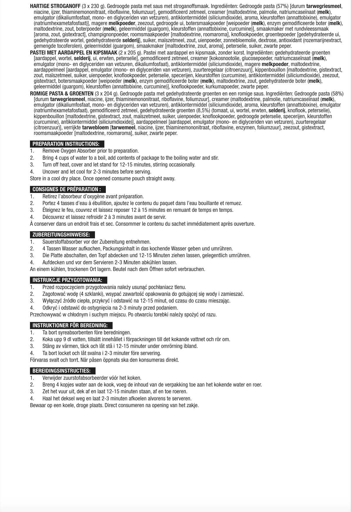 ReadyWise RW01-120 – Europees etiket met productinformatie