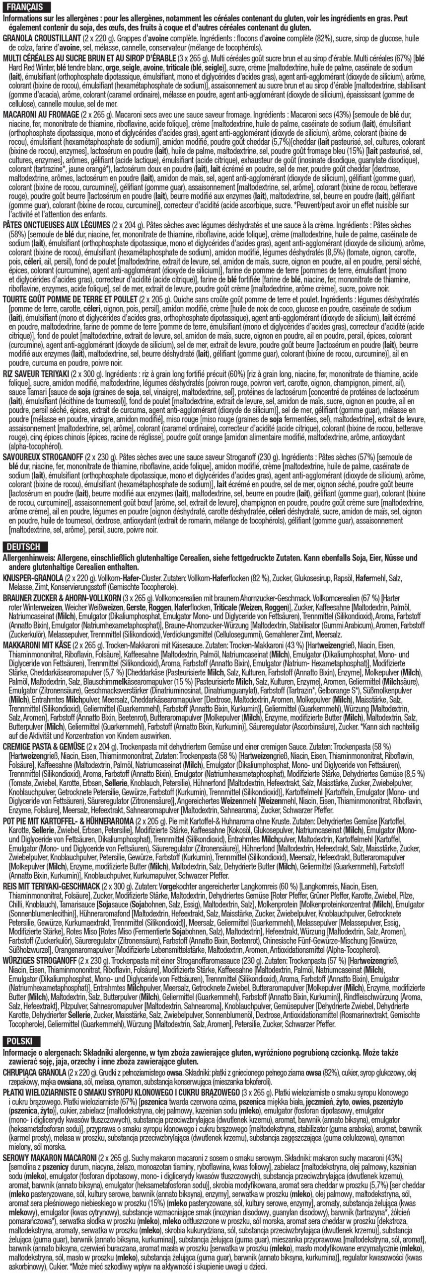 ReadyWise RW01-641 – Europees etiket met productinformatie